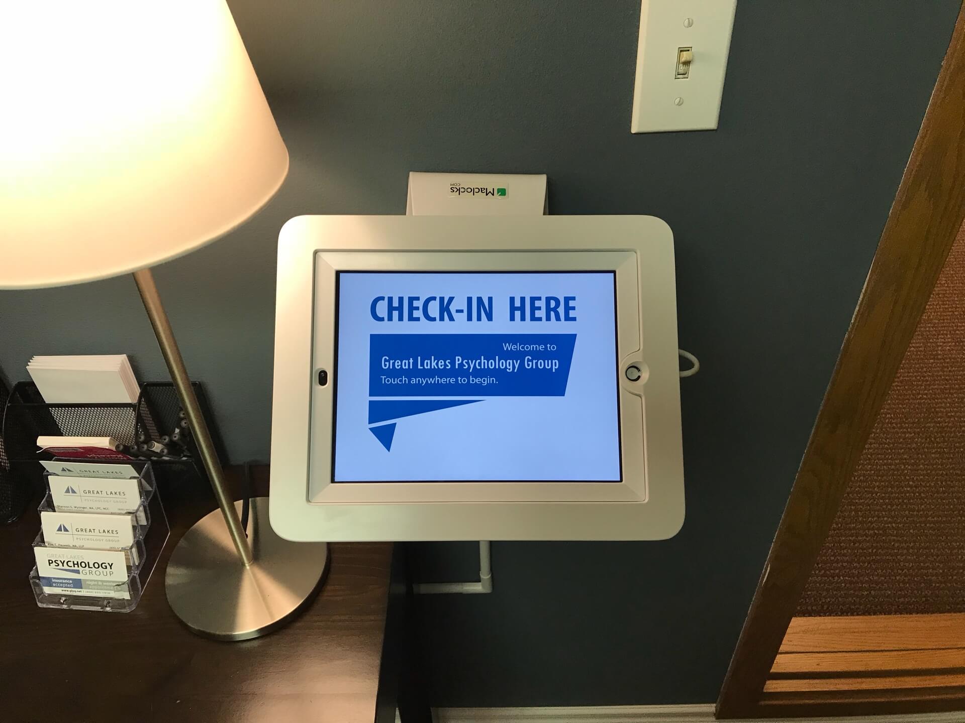 Kiosk Check In Glpg Therapist Livonia